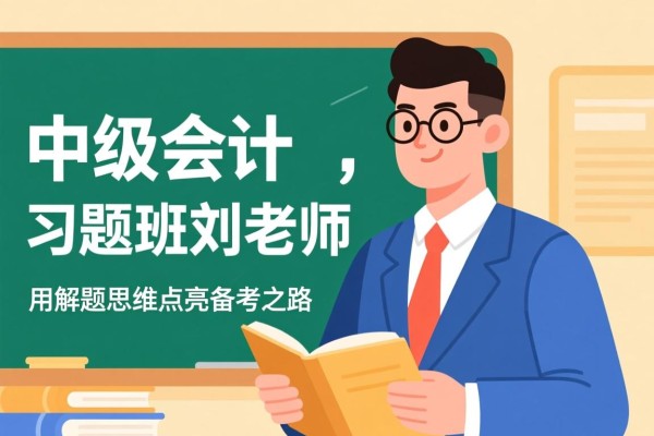 中级会计习题班刘老师，用解题思维点亮备考之路