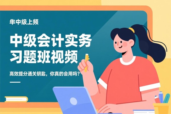 中级会计实务习题班视频，高效提分的通关钥匙，你真的会用吗？