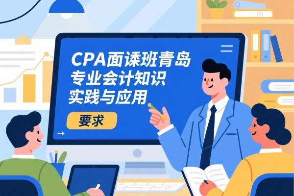 CPA面授班在青岛，专业会计知识的实践与应用