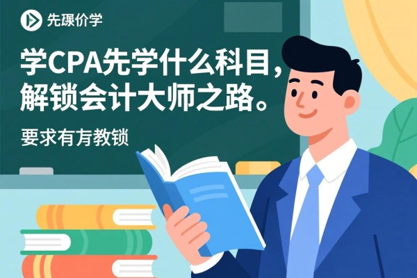 学CPA先学什么科目，解锁会计大师之路