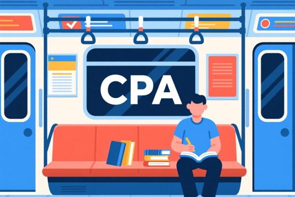 地铁里学CPA，一种全新的学习方式
