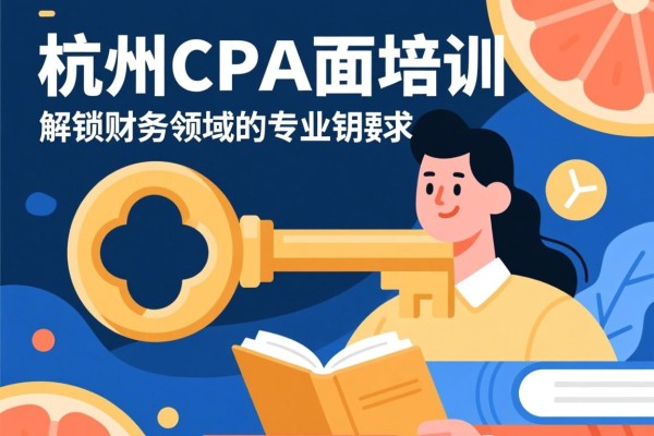 杭州CPA面授培训，解锁财务领域的专业钥匙