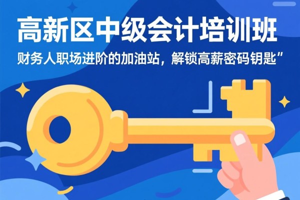 高新区中级会计培训班，财务人职场进阶的加油站，解锁高薪密码的钥匙