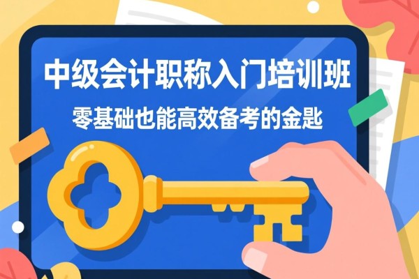 中级会计职称入门培训班，零基础也能高效备考的金钥匙