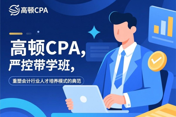 高顿CPA严控带学班，重塑会计行业人才培养模式的典范