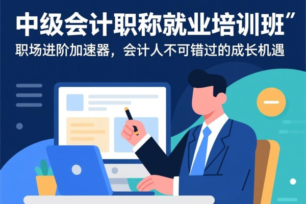 中级会计职称就业培训班，职场进阶的加速器，会计人不可错过的成长机遇