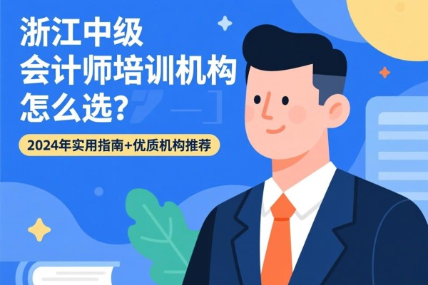 浙江中级会计师培训机构怎么选？2024年实用指南+优质机构推荐