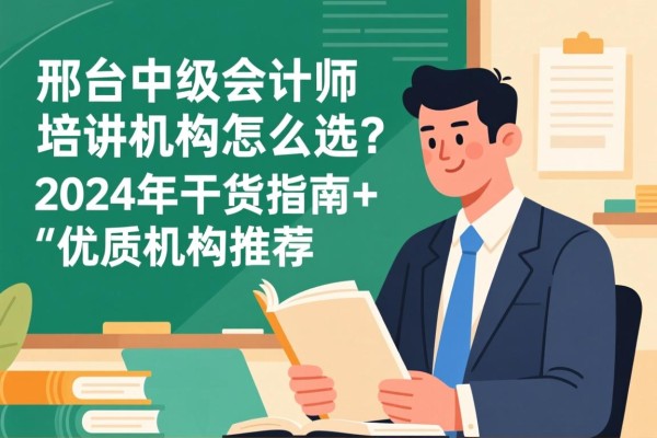邢台中级会计师培训机构怎么选？2024年干货指南+优质机构推荐