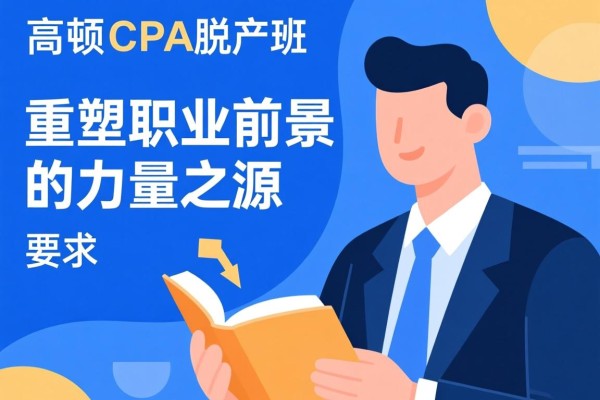 高顿CPA脱产班，重塑职业前景的力量之源