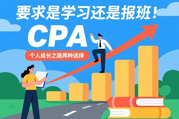 CPA是自学还是报班，个人成长之路的两种选择