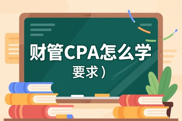 财管CPA怎么学