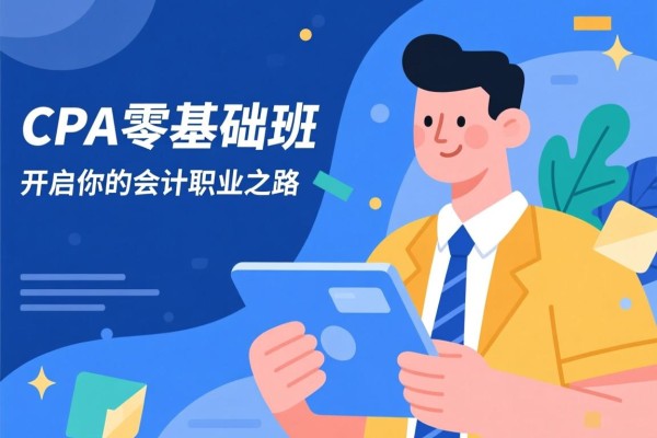 CPA零基础班，开启你的会计职业之路