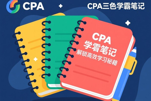 CPA三色学霸笔记，解锁高效学习秘籍