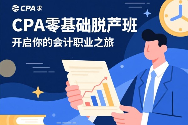 CPA零基础脱产班，开启你的会计职业之旅