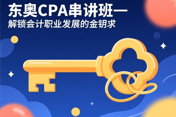 东奥CPA串讲班—解锁会计职业发展的金钥匙