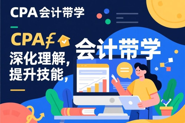 CPA会计带学，深化理解，提升技能