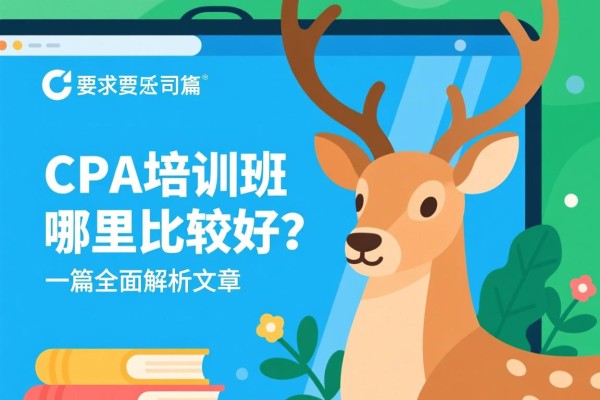 CPA培训班哪里比较好？一篇全面的解析文章