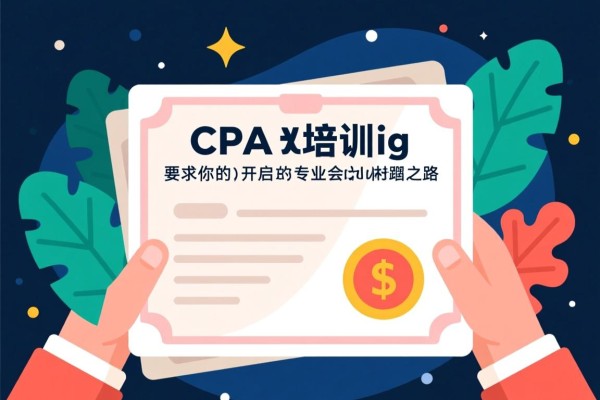 CPA证培训，开启你的专业会计之路