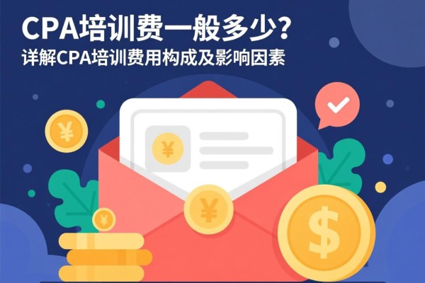 CPA培训费一般多少？详解CPA培训费用构成及影响因素