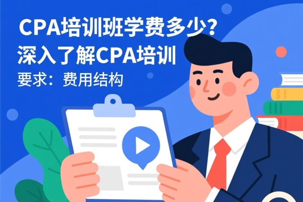 CPA培训班学费多少？深入了解CPA培训的费用结构