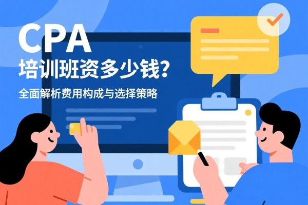 CPA培训班要多少钱？全面解析费用构成与选择策略