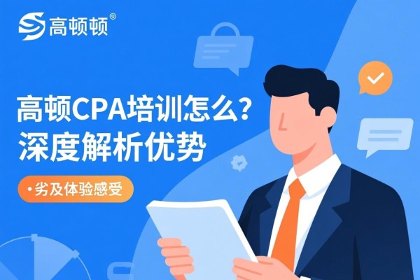 高顿CPA培训怎么样？深度解析其优势、劣势及体验感受