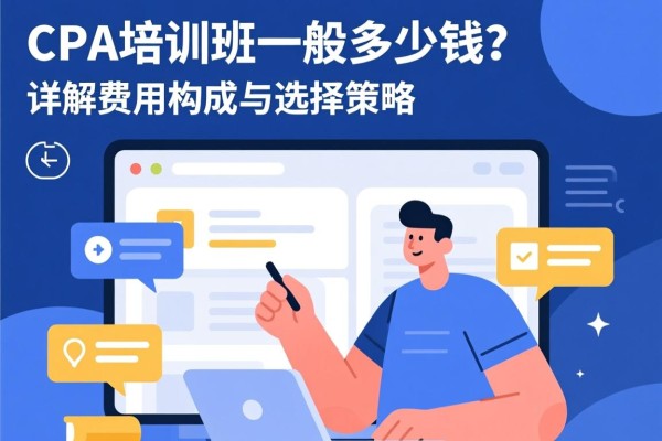CPA培训班一般多少钱？详解费用构成与选择策略