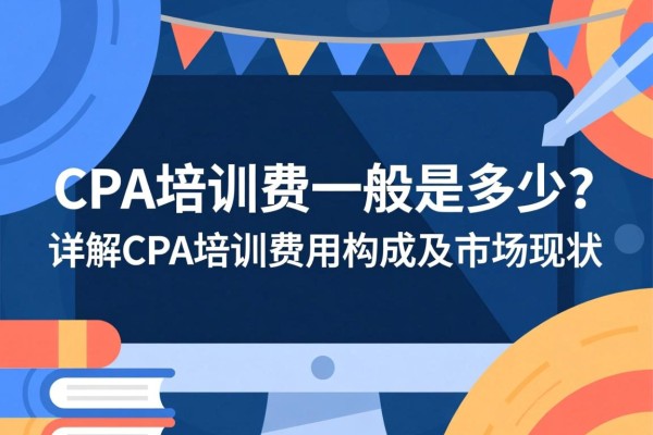 CPA培训费一般是多少？详解CPA培训费用构成及市场现状