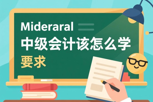 中级会计应该怎么学